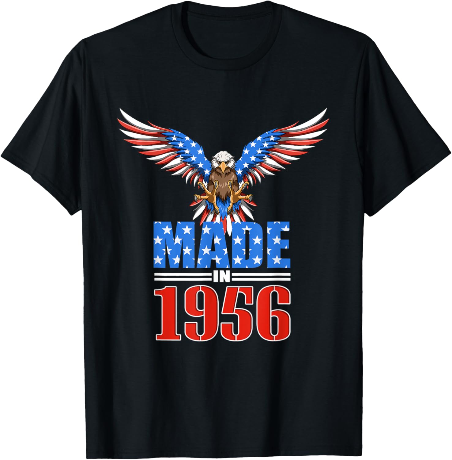 64th Birthday 1956 - USA Flag Eagle Patriotic Gift
