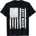 Fourth of July Shirts for Men American Flag knife maker