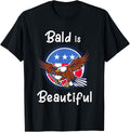 Fourth of July Bald is Beautiful American Eagle Patriotic