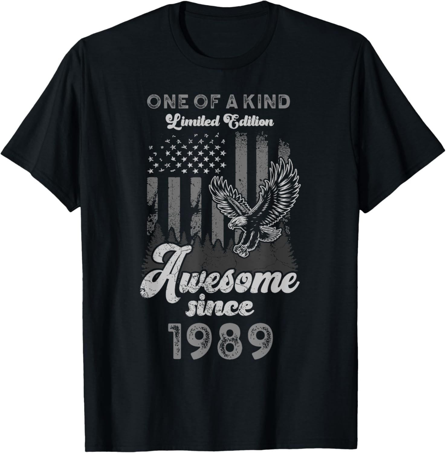 1989 Birthday 36 Years American Flag Patriotic Eagle