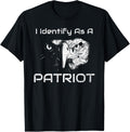 I Identify As A Patriot American Pride Bald Eagle