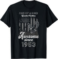 1953 Birthday 72 Years American Flag Patriotic Eagle