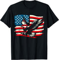USA Flag American Bald Eagle 4th of July