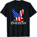 American Eagle colored with the Stars and Stripes