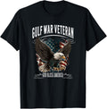 Gulf War Veteran American Flag Bald Eagle