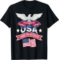 Thank You Veterans Day Bald Eagle USA American Flag Graphic