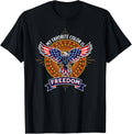 My Favorite Color Is Freedom Eagle USA Flag 4th Of July