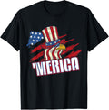 Patriotic Independence Day 4th July American Merica Eagle
