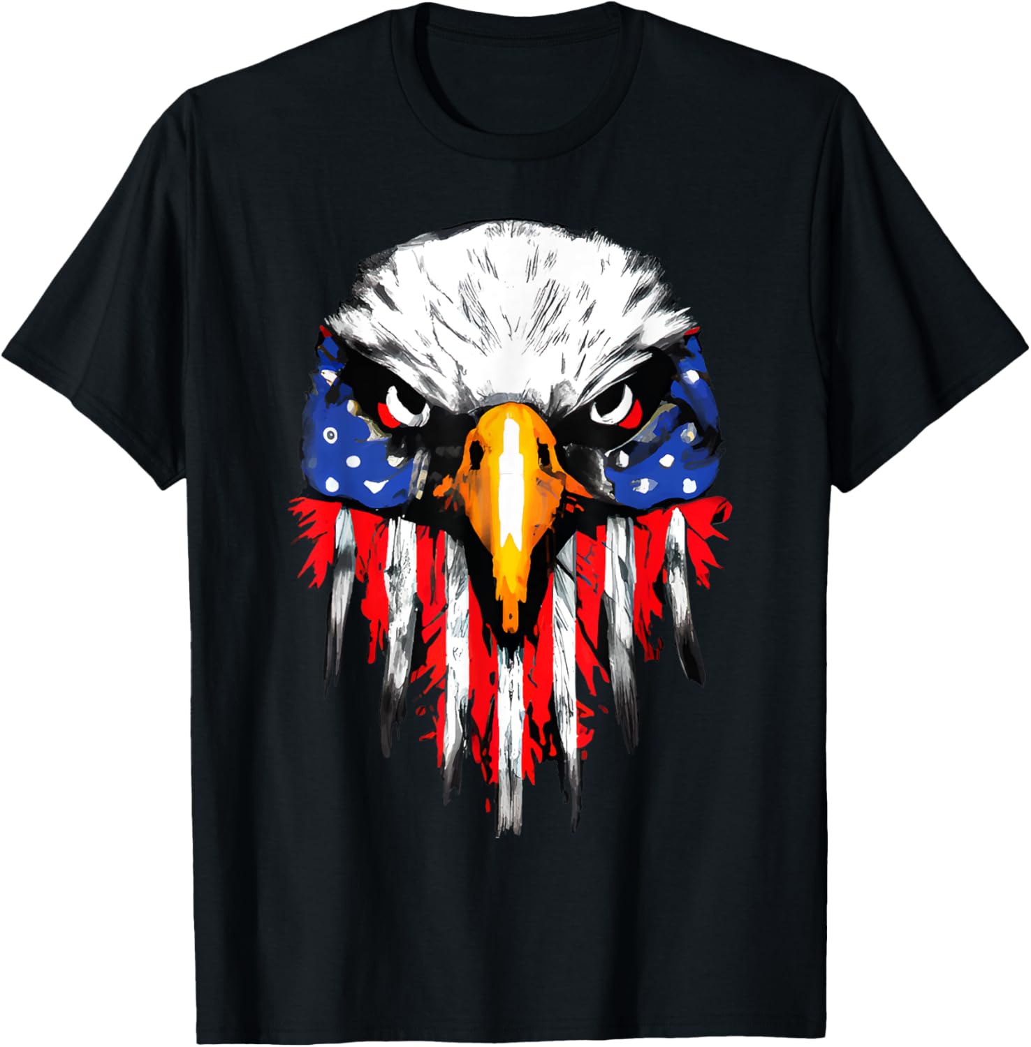 Retro USA Bald Eagle Vintage American Flag