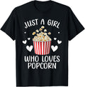 Funny Popcorn Art Girls Women Kids Popcorn Corn Kernel Lover