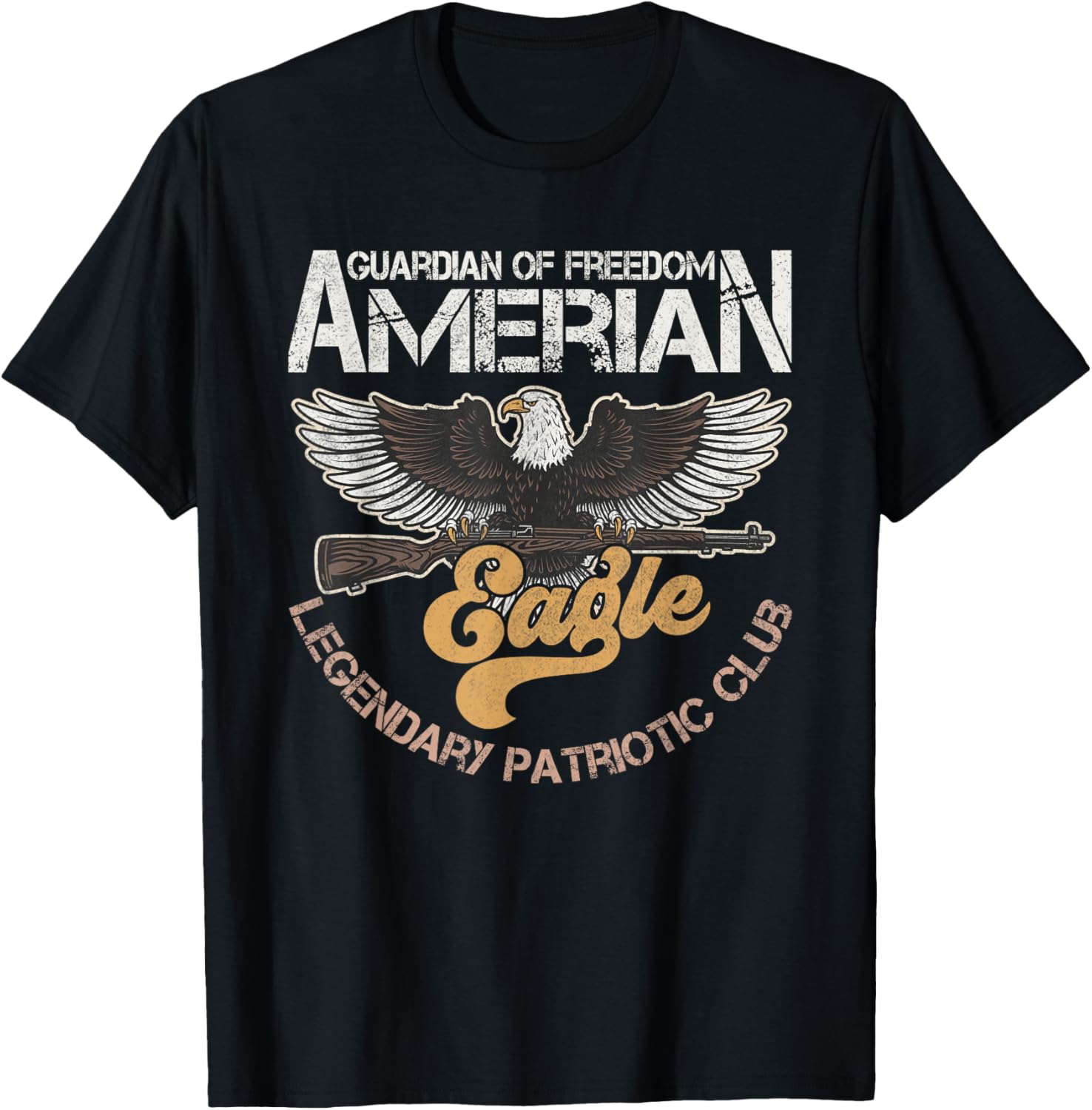 Veteran - Guardian Of Freedom American Eagle Patriotic