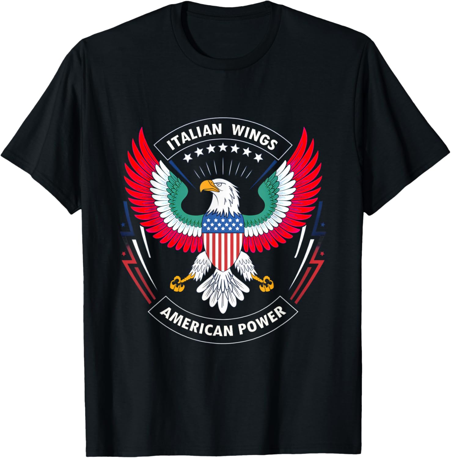 American Power Eagle - Italian Wings Flag