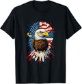 Patriotic Proud American Bald Eagle USA Flag 4th of July