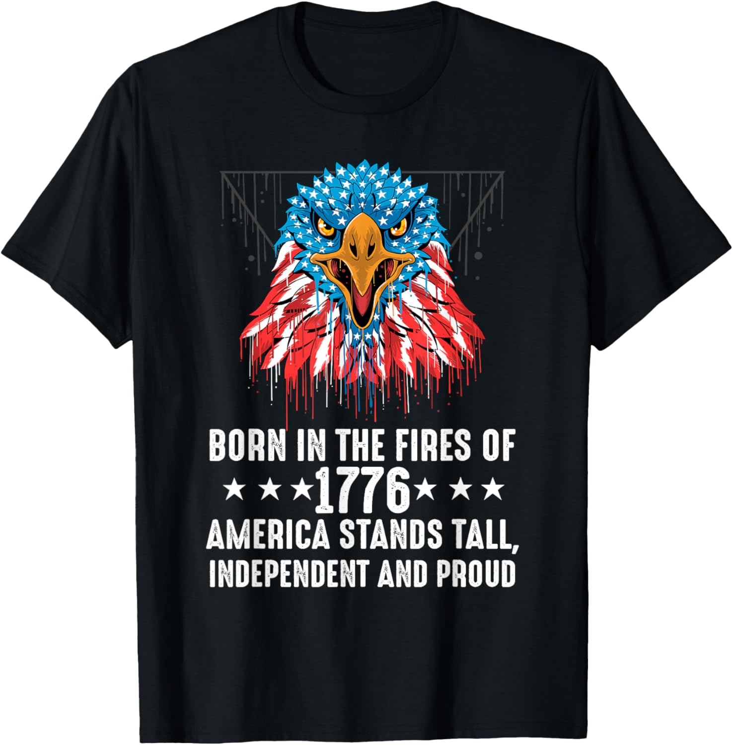 4th of July 1776 Eagle American Flag, Proud, Patriotic