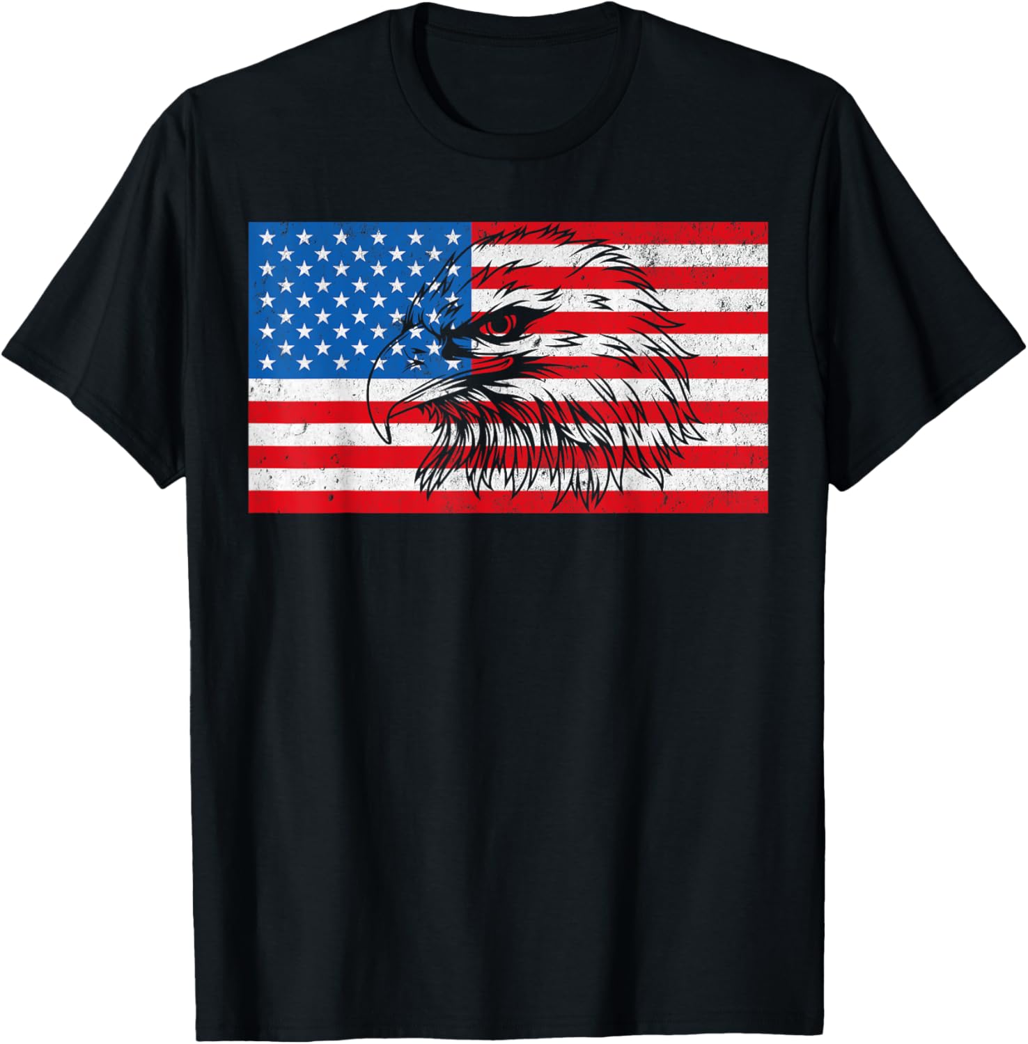 USA Patriotic Vintage American Flag Eagle 4th Of July