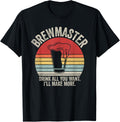 Vintage Retro Brewmaster Craft Beer Home Brewing Brewer Gift