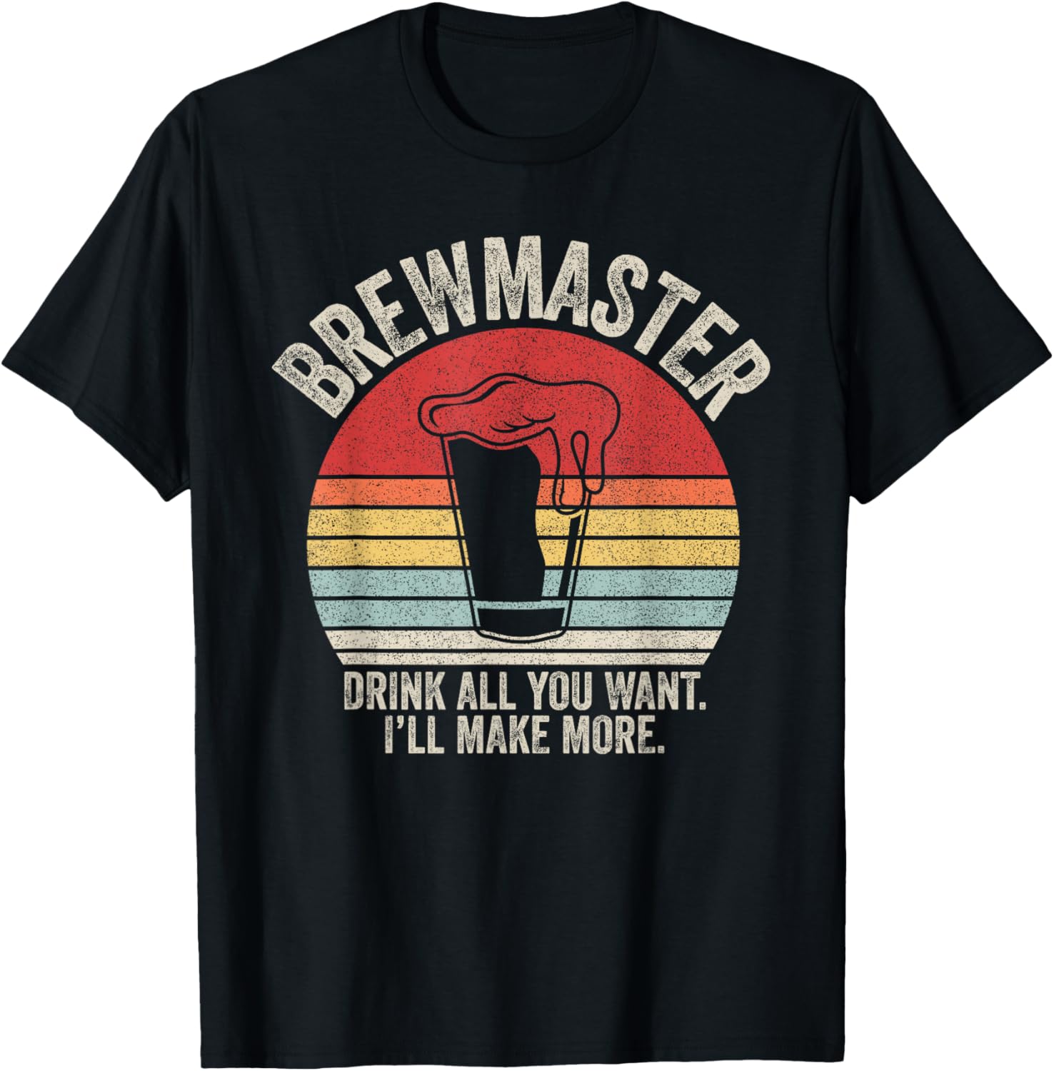 Vintage Retro Brewmaster Craft Beer Home Brewing Brewer Gift
