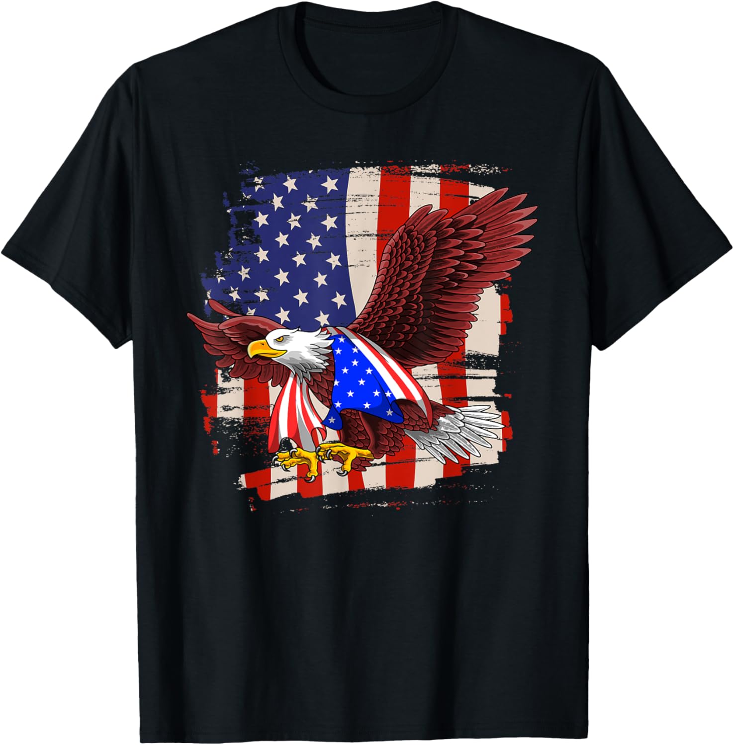 Bald eagle 4th of July patriotic American Flag