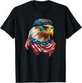 USA Motif American Flag Eagle American Women Men