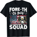 4th of July Golf Squad American Flag Bald Eagle Patriotic