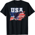 USA Swooping Eagle with American Flag