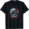 The American Eagle - 4th of July Independence Day T-Shirt for Women Men