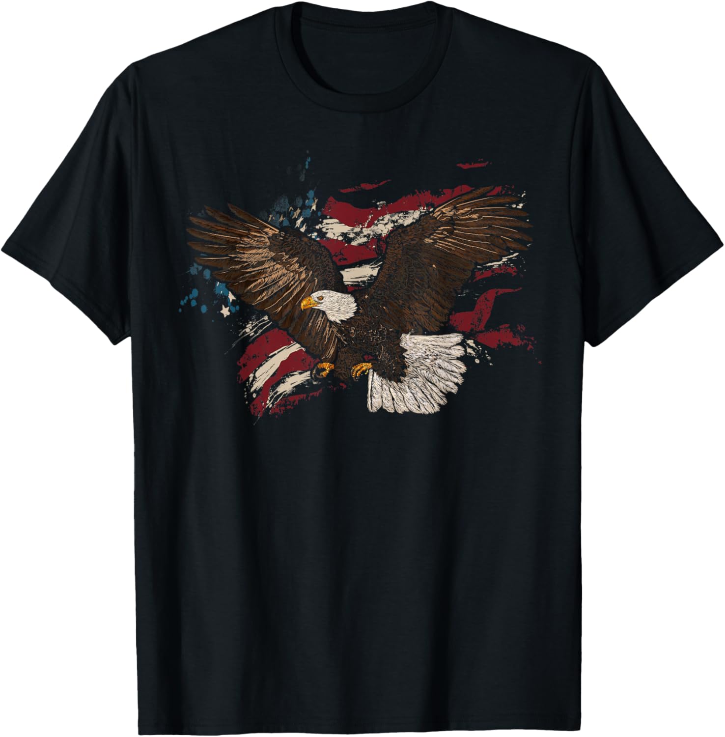 Patriotic American Flag and Eagle US Patriots