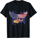 Saxophonist Patriotic Saxist Sax US American Eagle Saxophone T-Shirt for Women Kids Men