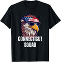 Connecticut Squad - Retro Bald Eagle American Flag Bandana