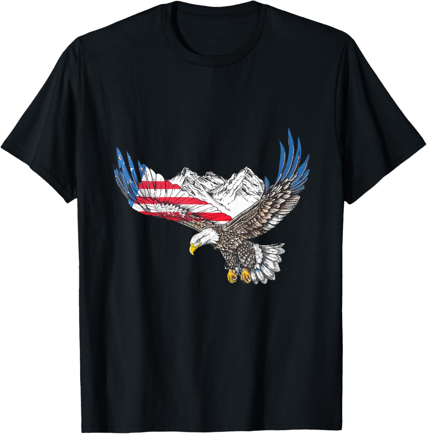 Fourth Of July Patriotic American Flag Bald Eagle America