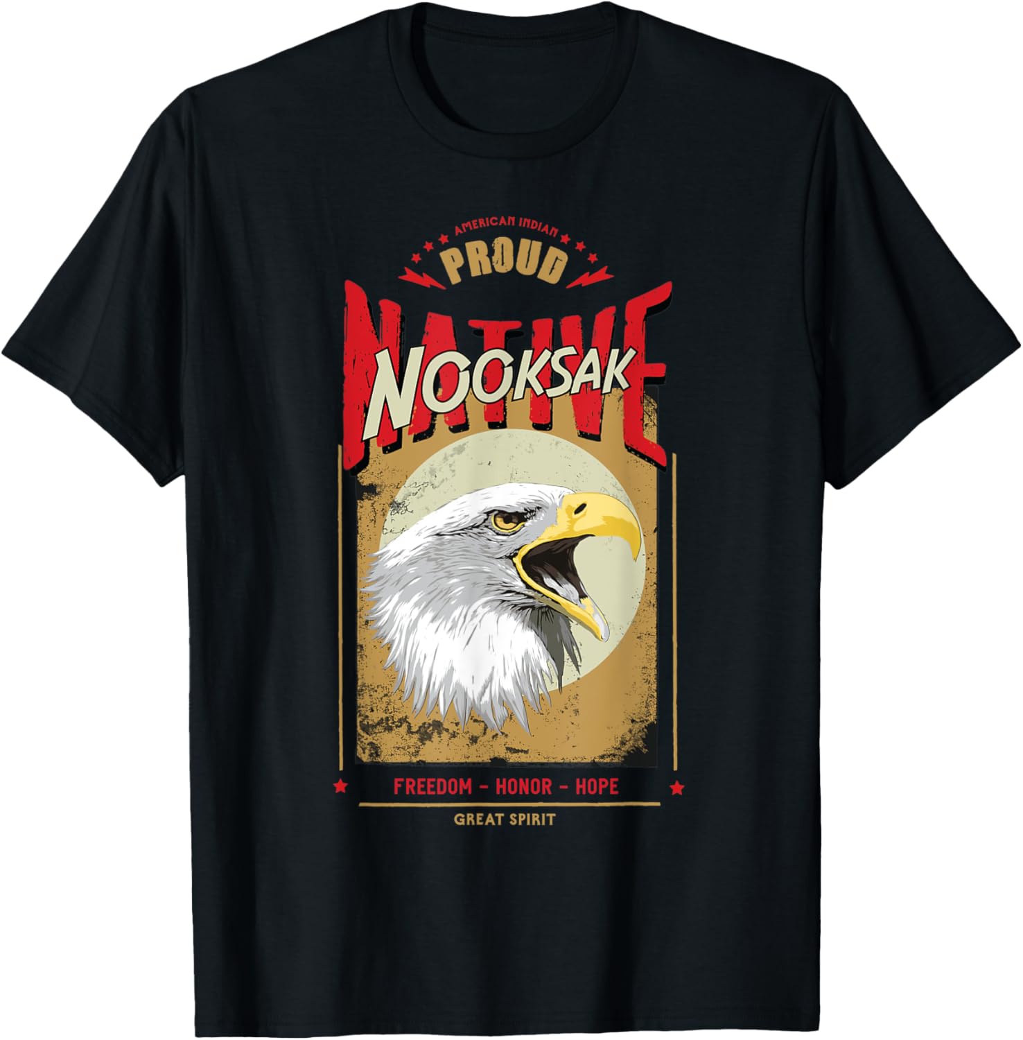 Nooksak Native American Eagle Spirit Vintage Honor