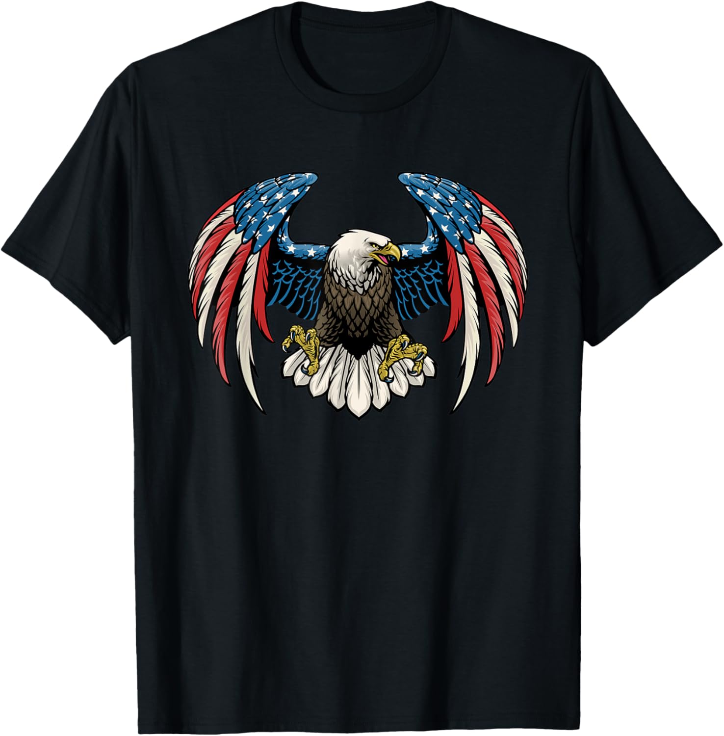Majestic Flying American Bald Eagle
