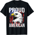 Patriotic 4th of July Eagle - Proud American - USA Flag