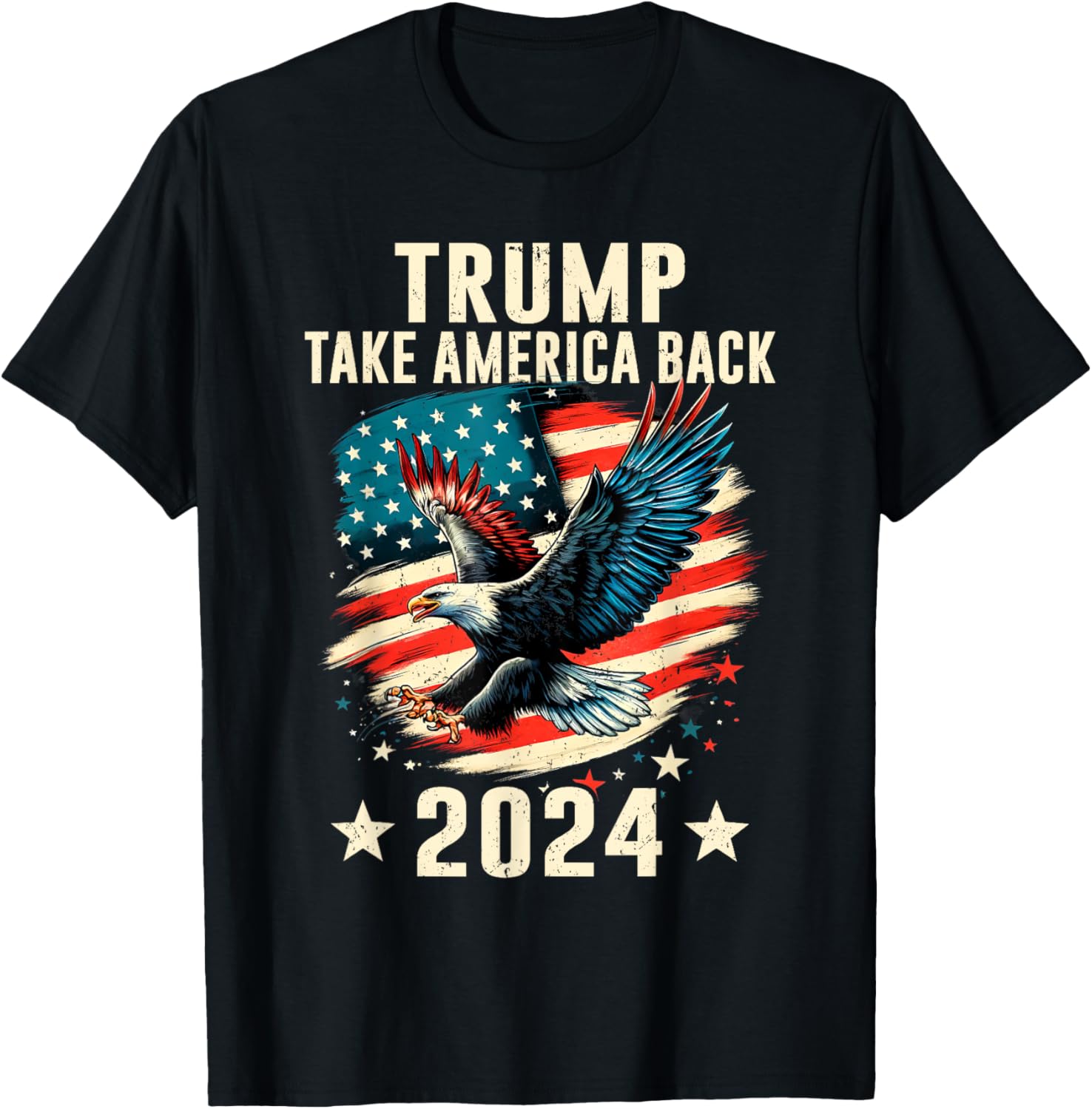 Trump Take America Back 2024 Bald Eagle Trump 2024 USA Flag