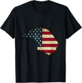 Fourth Of July Independence Day T-Shirt USA Flag Eagle