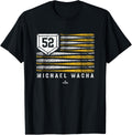 Vintage US Flag Baseball Stripes Michael Wacha MLBPA