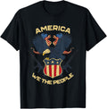 America We the People USA Patriotic Eagle American Flag