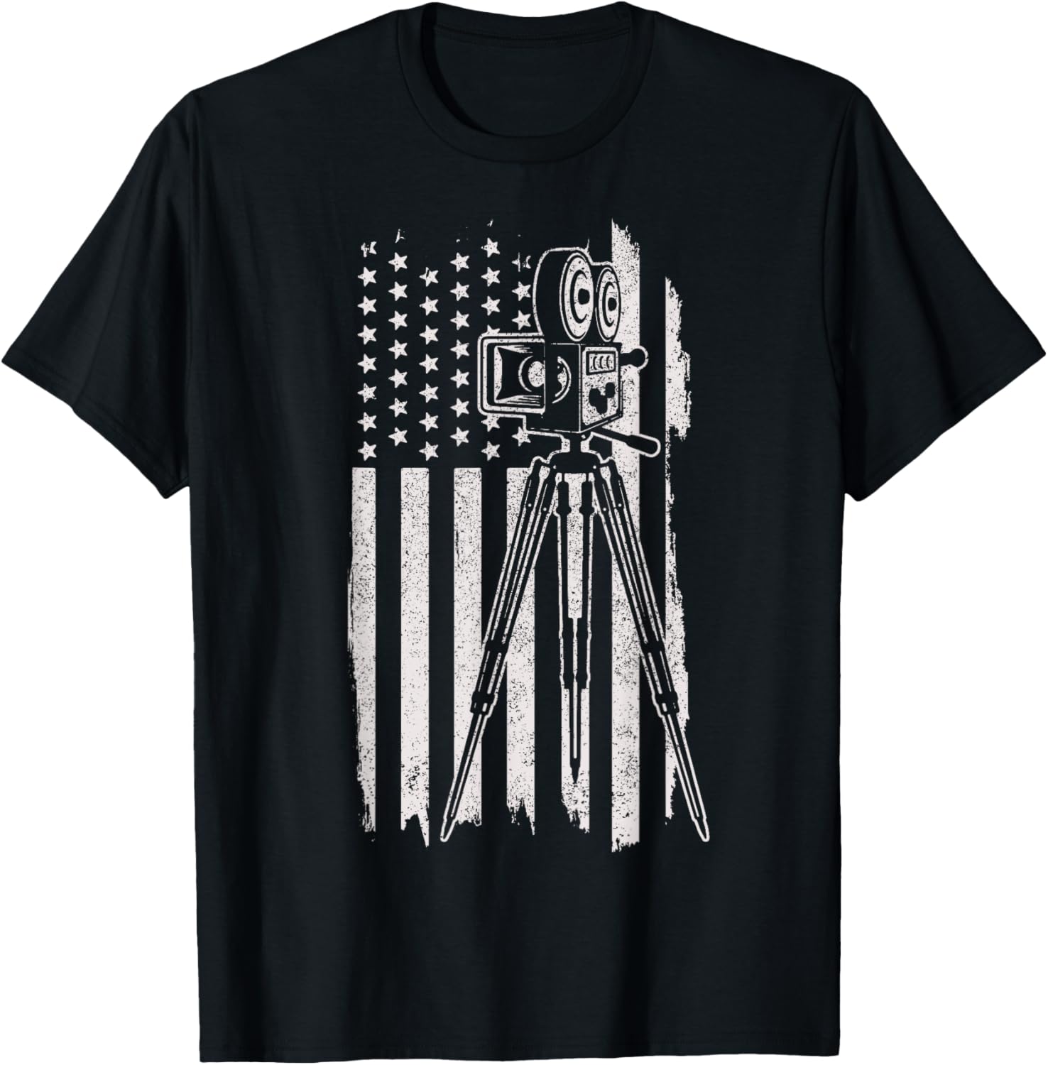 Film Camera US Flag Movie Director Filmmaker Cameraman