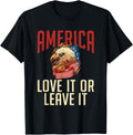 America Love It Or Leave It American Flag Eagle
