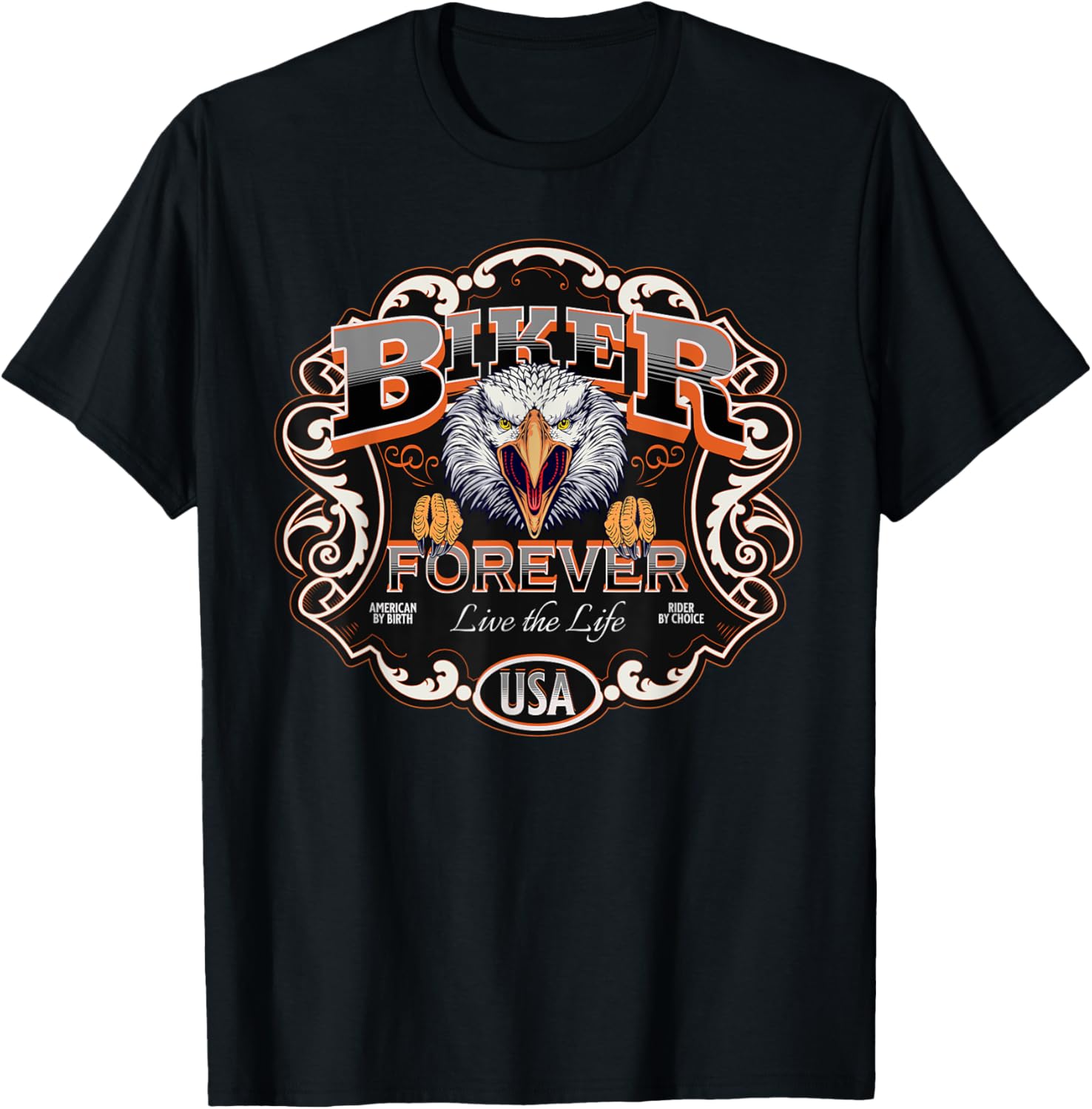 Biker Forever American Eagle Motorcycle Lovers