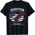 Iraq War Veteran God Bless American American Flag Bald Eagle