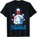 4th Of July Merica Bald Eagle USA Patriotic American Flag