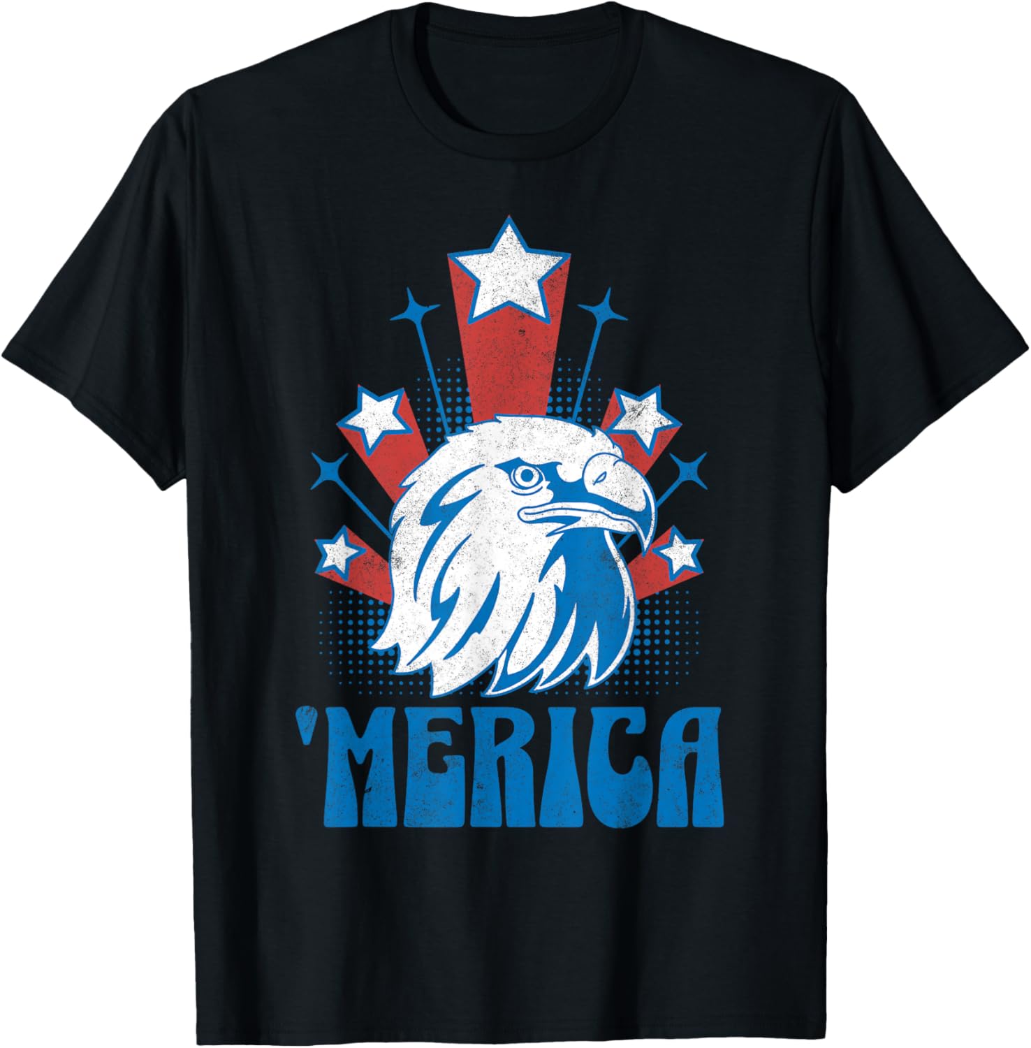 4th Of July Merica Bald Eagle USA Patriotic American Flag
