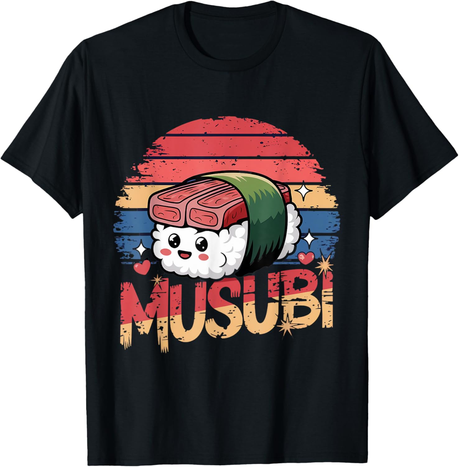 Vintage Musubi Hawaii Rice Food Retro Hawaiian Musubi