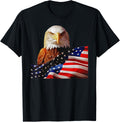 symbols of the heart, american eagle & american flag