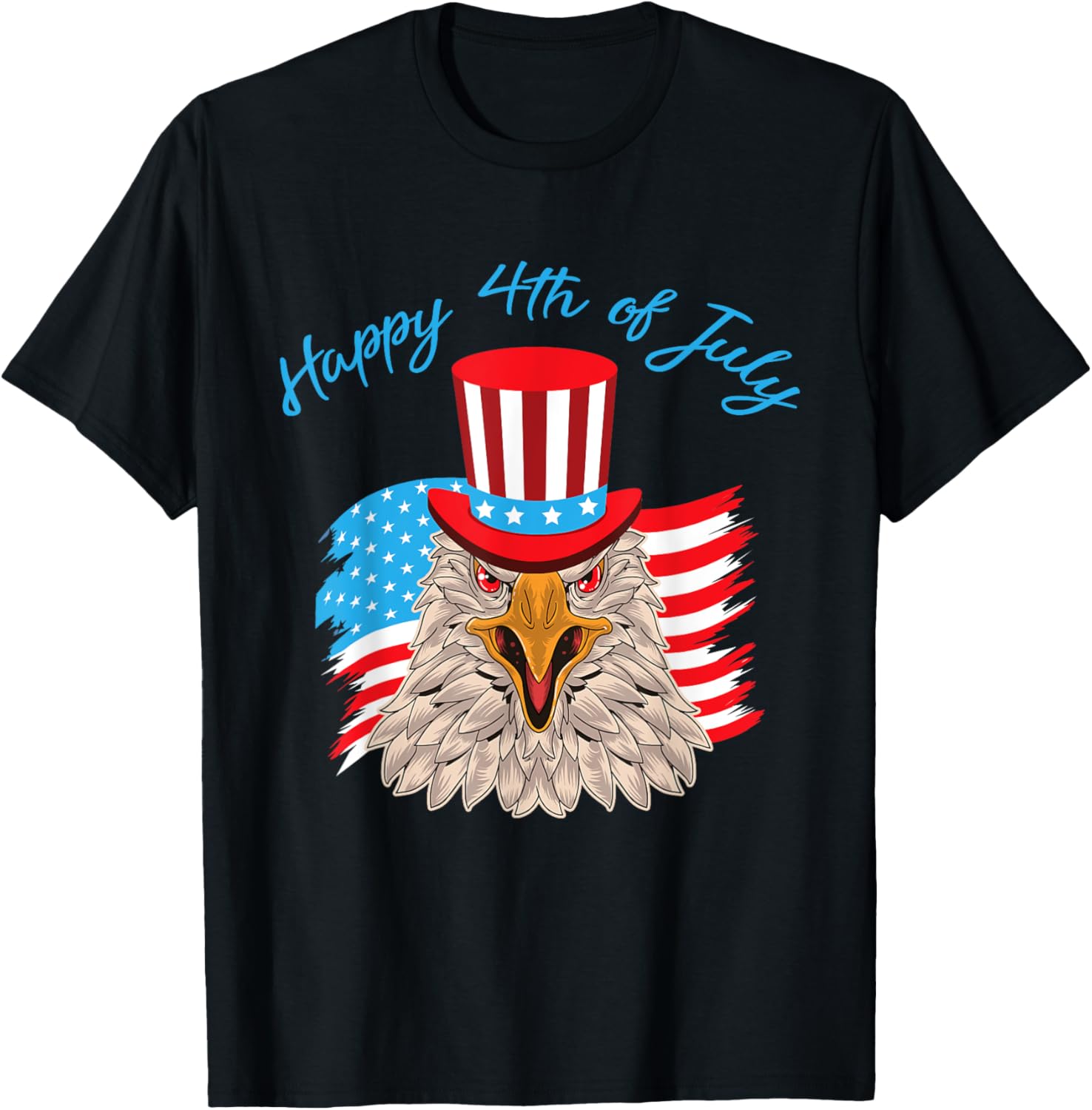 happy 4th Of July Awsome Patriotic Eagle USA tee American,