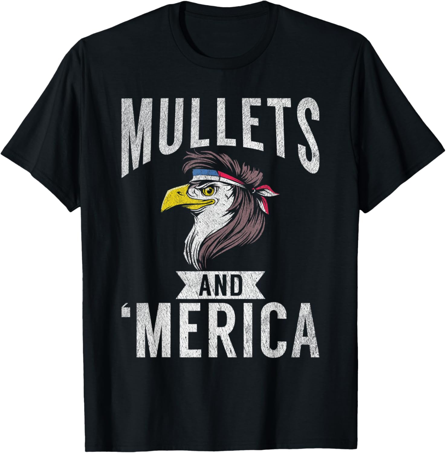 Mullets Eagle American Flag Patriotic USA