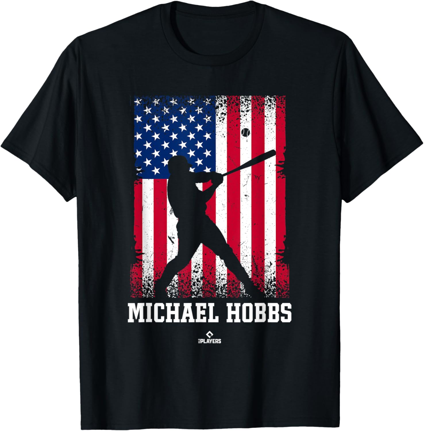 American Flag Swing Michael Hobbs Prospect Baseball Fan Gear