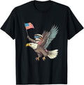 4th Of July Sloth Bald Eagle Fourth Of July American Flag