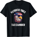 Tax Examiner Eagle July 4th American Flag USA